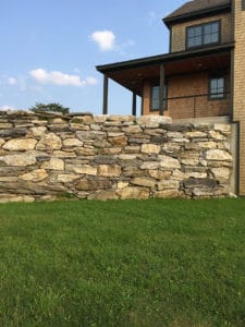 Stone Wall for Backyard